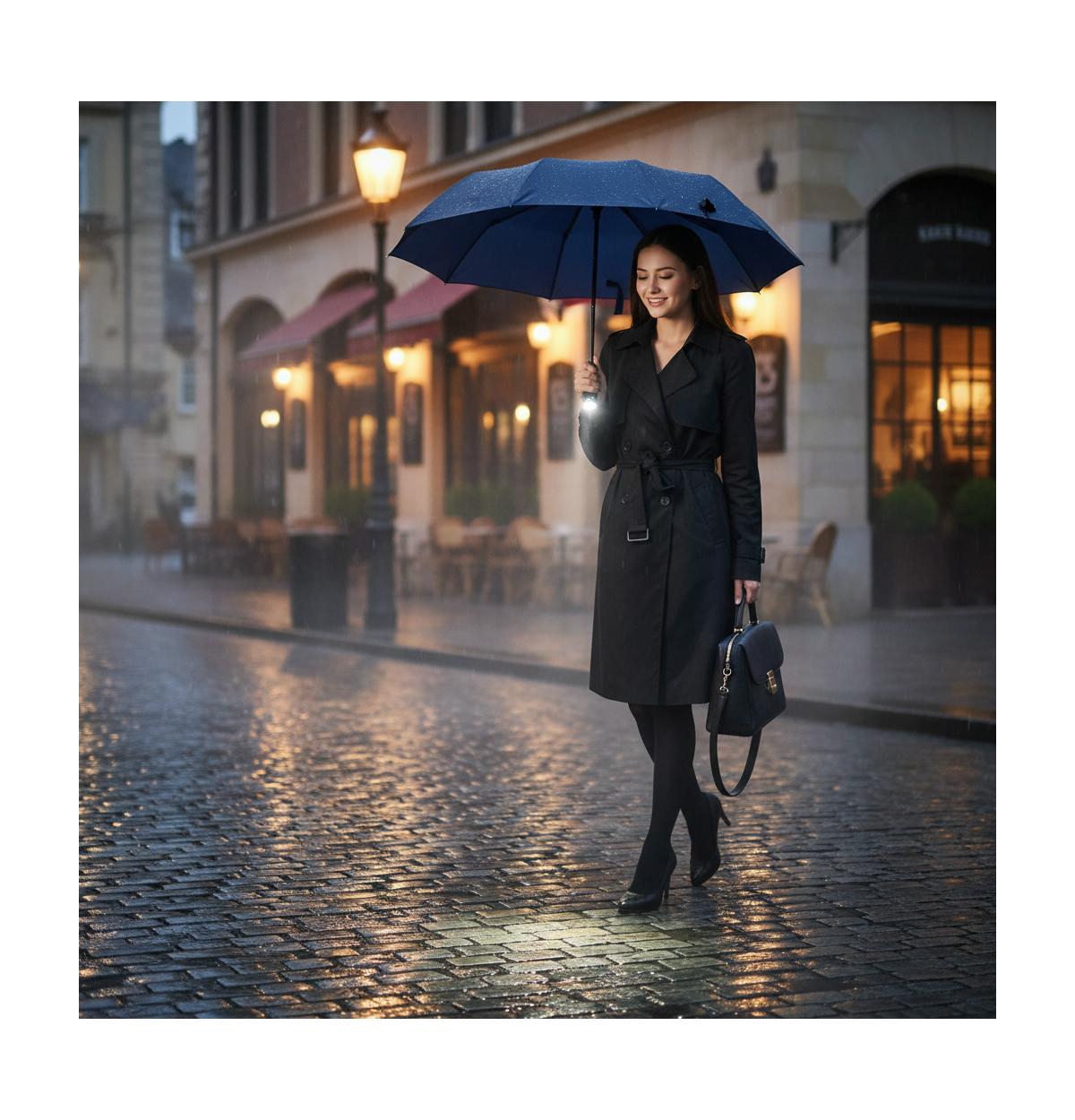 3p Experts Seamless Outdoors Brella-Lite Umbrella and Light Combo