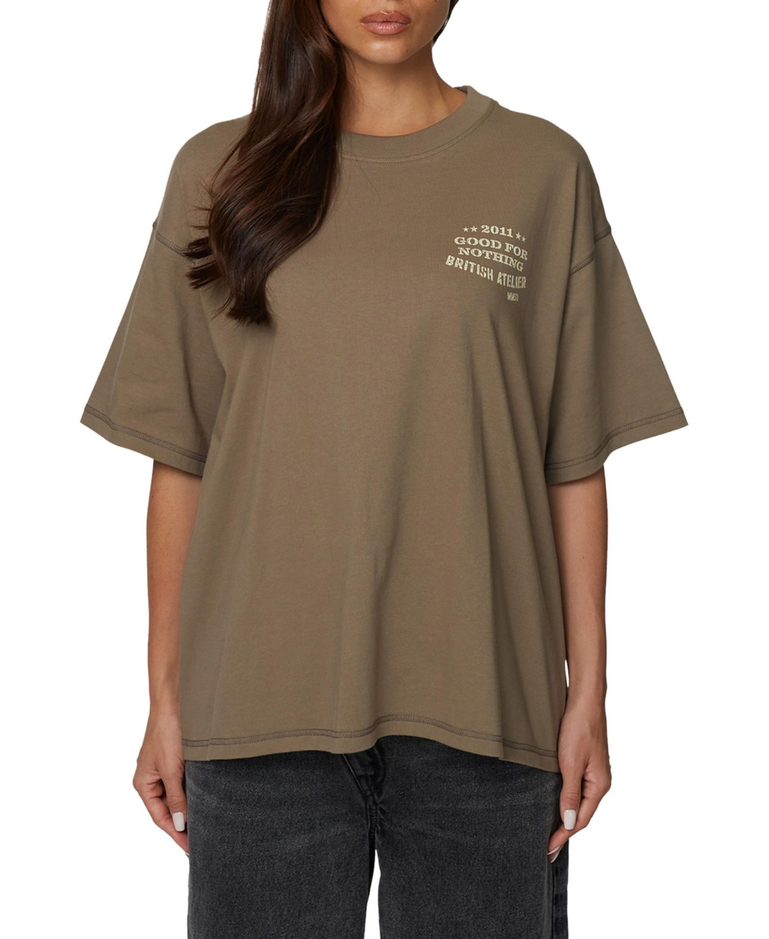 Women's Oversized Stamp T-Shirt