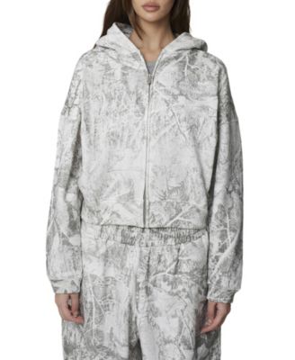 Women's Cropped Zipped Icarus Hoodie