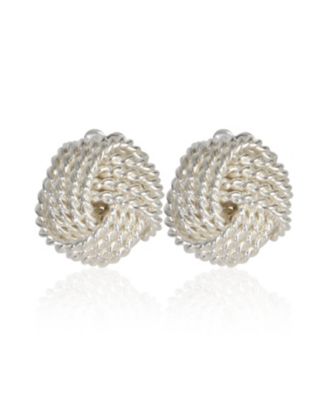 Sterling Silver  Knot Earrings