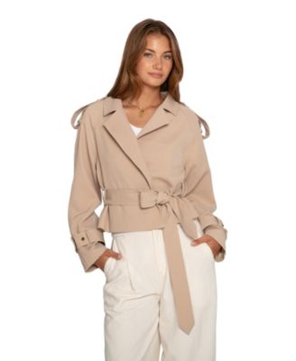 Women's Fast Car Cropped Trench