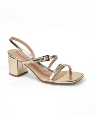 Women's Maren Buckle Adorned Block Heel Sandals