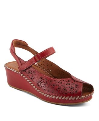 Women's Santonio Wedges with Leather Upper