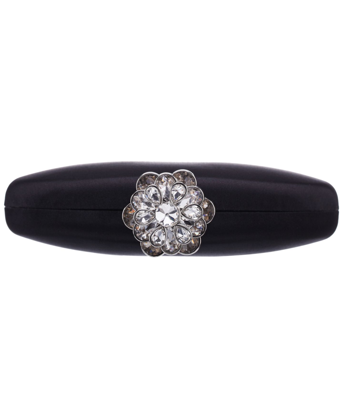 Женский клатч Nina Crystal Flower Nivi Minaudiere Mini Clutch Handbag, цвет: Чёрный — фото 5