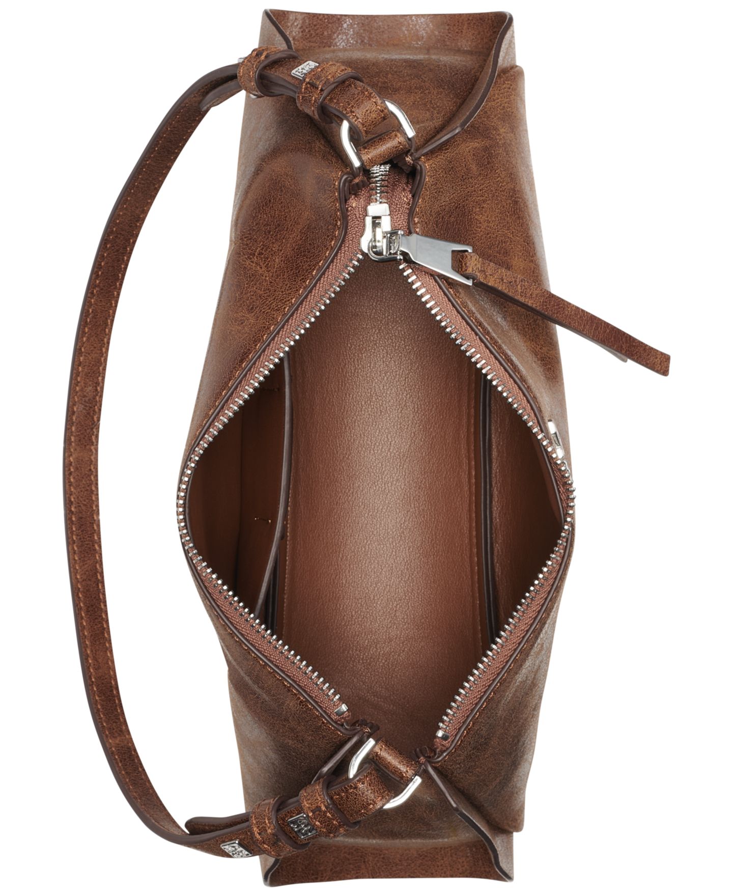 Женская сумка DKNY Josie Top Zip Small Shoulder Handbag, цвет: Орех — фото 4