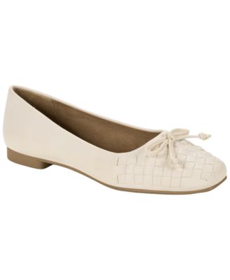 Women's Baileyy Woven Snip Toe Ballet Flats
