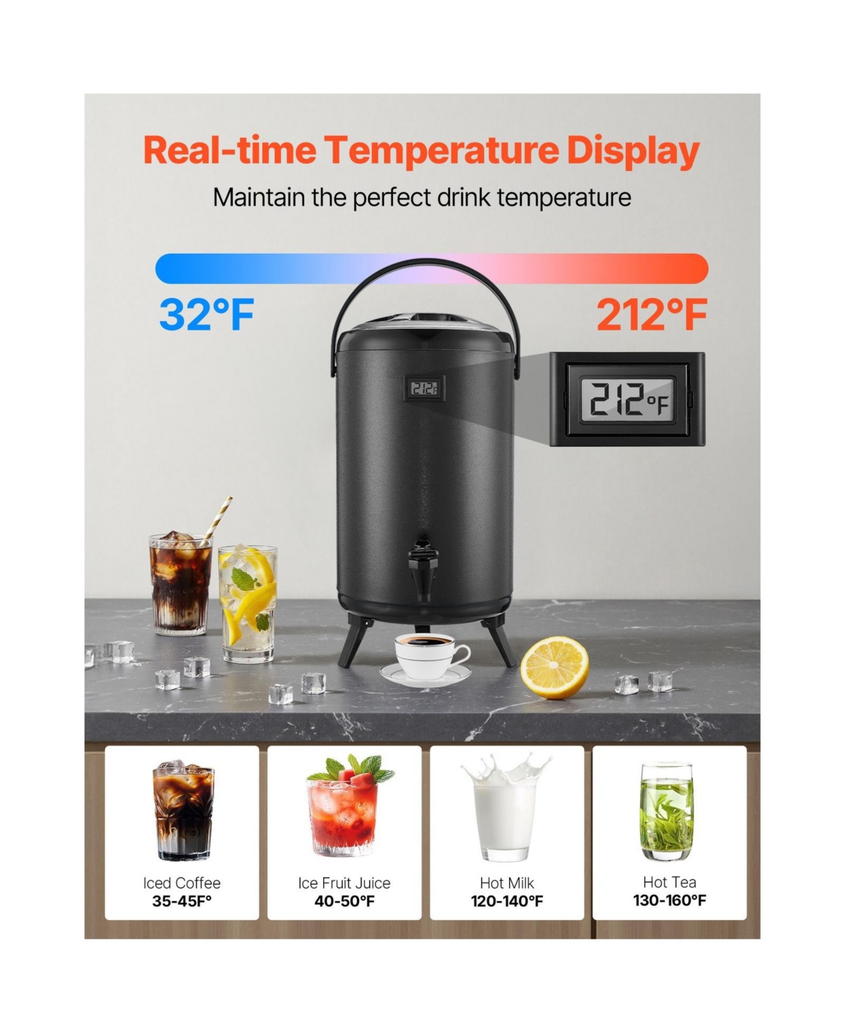 Cozito Insulated Beverage Dispenser