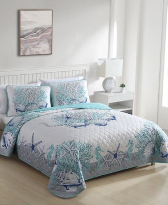 Coastal 3-Piece Quilt Set, King