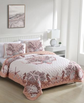 Coastal 3-Piece Quilt Set, Full/Queen