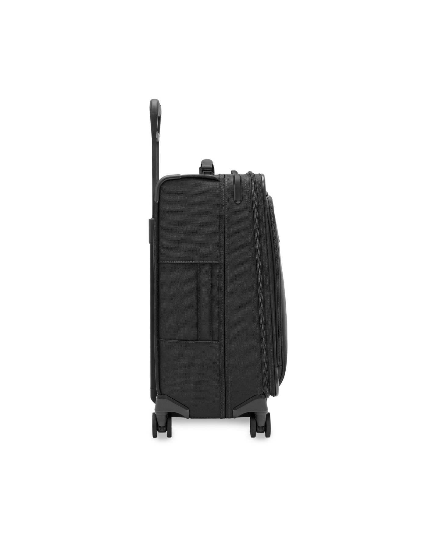 Чемодан Briggs & Riley Baseline Compact Medium Checked Expandable Spinner, цвет: Чёрный — фото 3