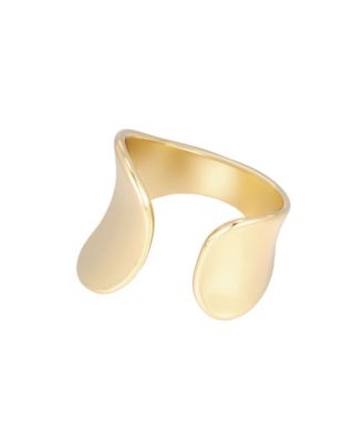 Tarnish Resistant Gold Split Statement Ring