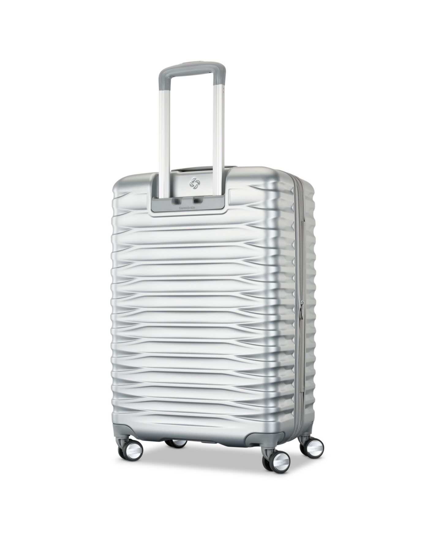 Чемодан Samsonite Spin Tech 7 Medium Check-In Spinner, цвет: Серебряный — фото 3