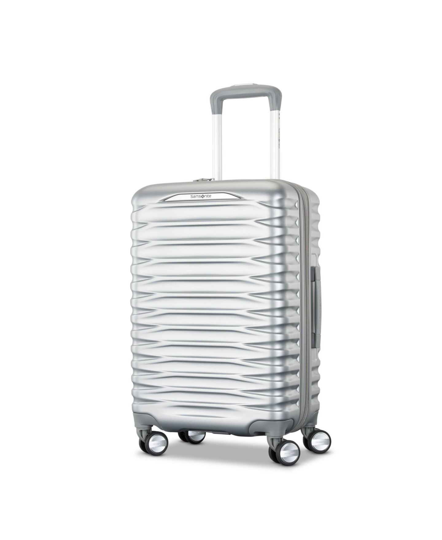 Чемодан Samsonite Spin Tech 7 Carry-On Spinner, цвет: Серебряный — фото 1