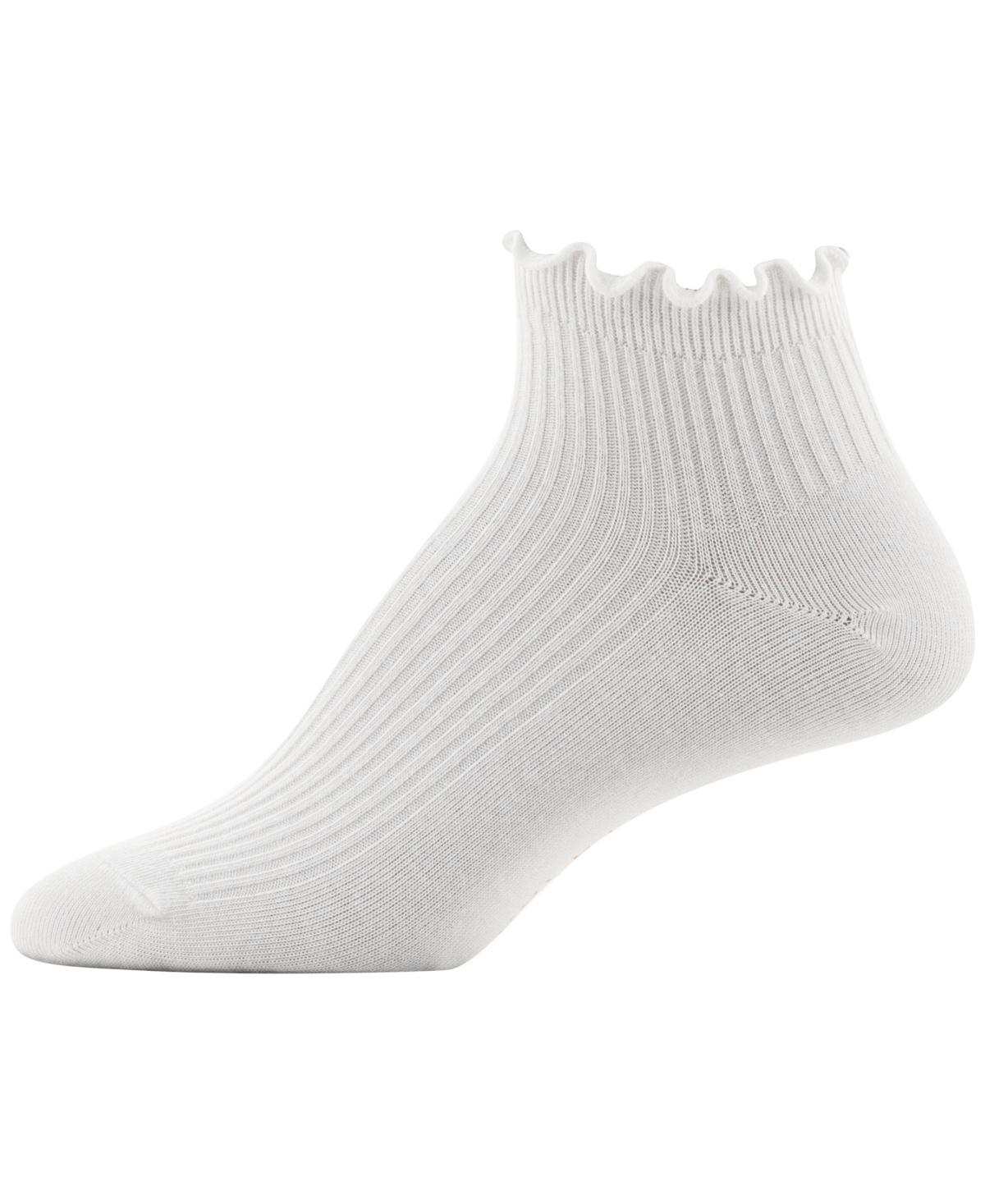 Gold Toe Women's Rib Lettuce Edge Quarter Socks, 6-Pack