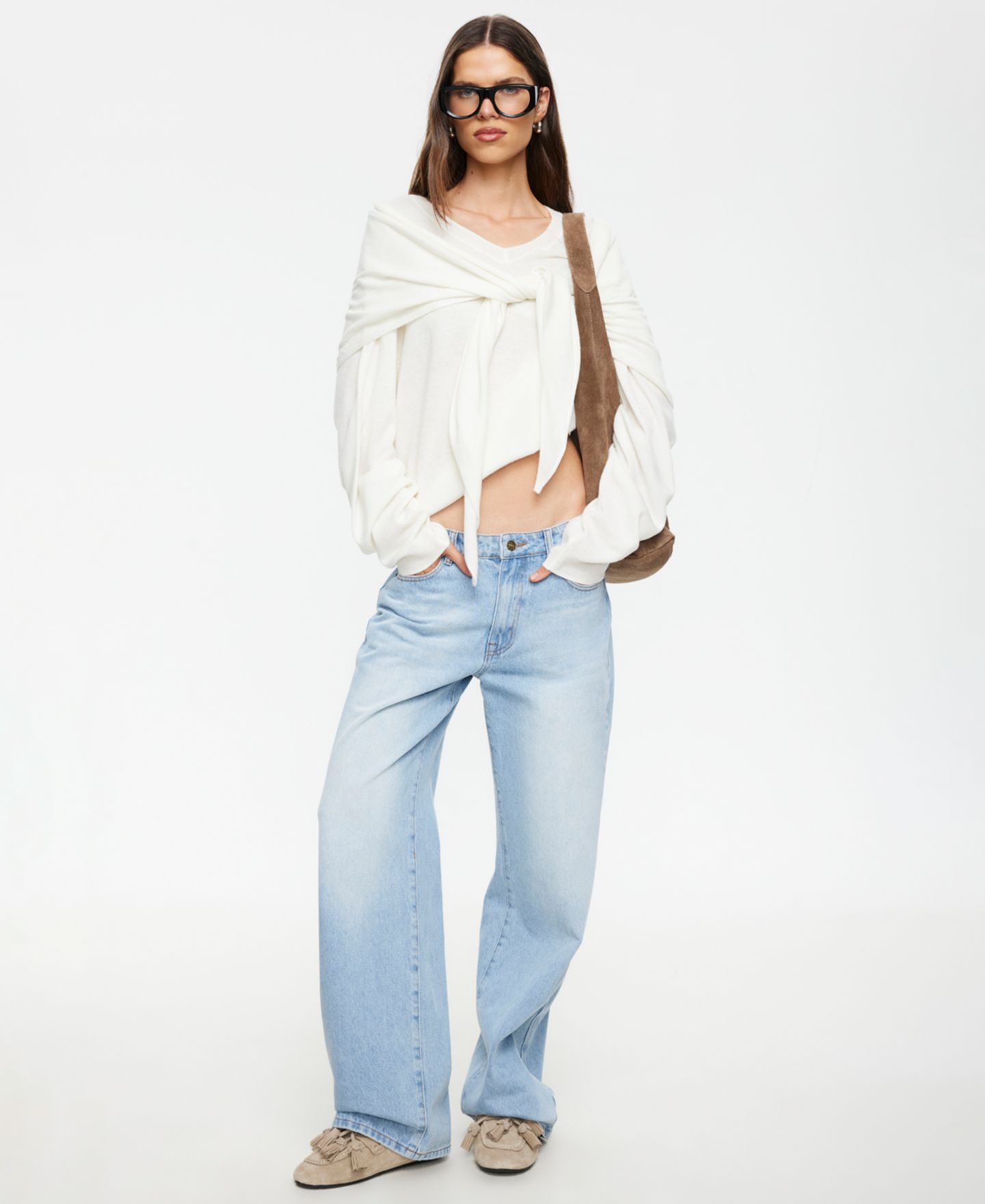 Женский топ Lioness Olsen Pull-On Knit, цвет: Фарфоровый — фото 4
