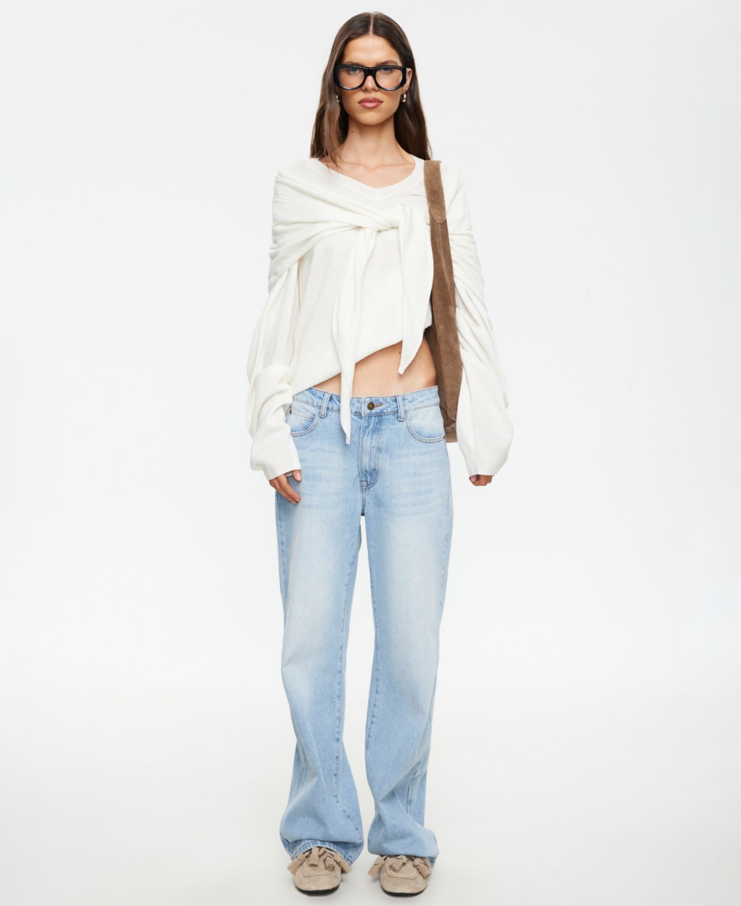 Женский топ Lioness Olsen Pull-On Knit, цвет: Фарфоровый — фото 12