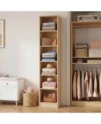 Closet Cabinet with 5 Shelves, Open Storage Cabinet with Small-Space