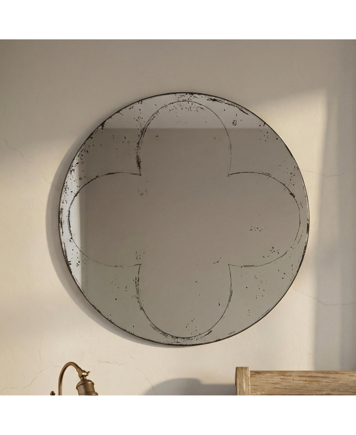 Midola Round Wall-Mounted Mirror Versatile Home Decor Ideal for Bedrooms, Living Rooms, Dining Rooms, Fireplaces, Foyers, and More
