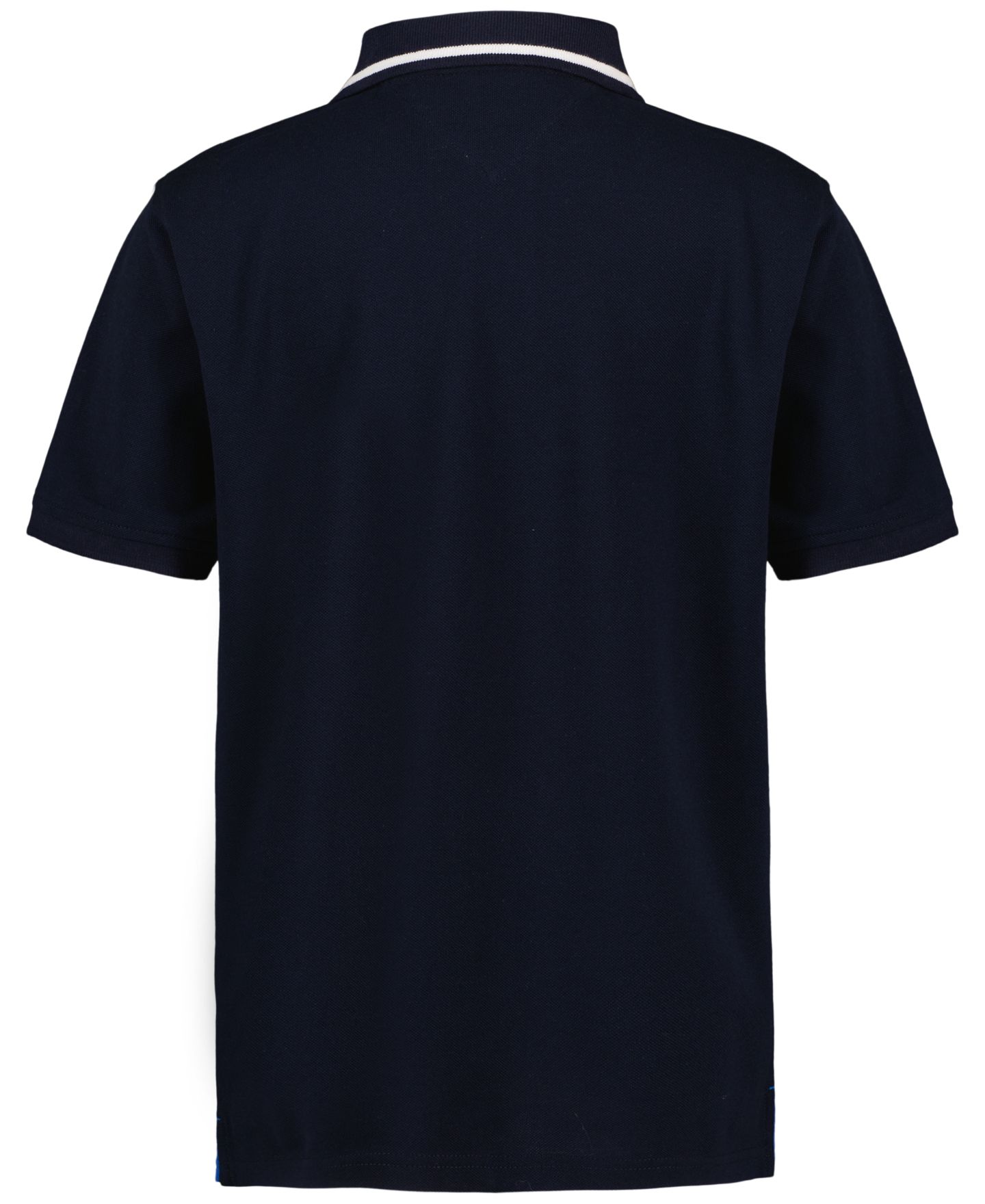 Поло Tommy Hilfiger Genius Pieced Color-Block Polo Shirt для мальчиков, цвет: Тёмно-синий — фото 2