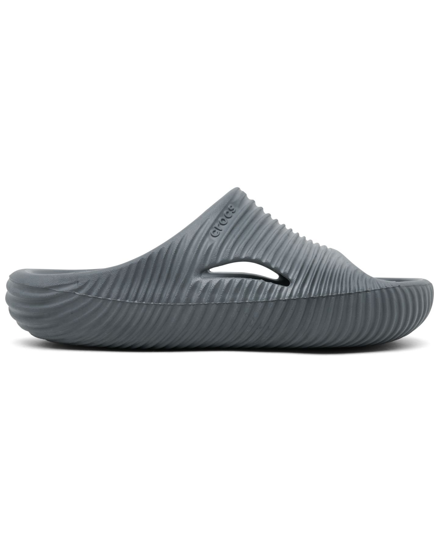 Мужские сандалии Crocs Mellow Tide Recovery Slide, цвет: Серый — фото 2
