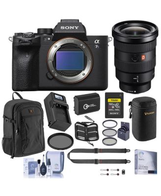 Alpha a7S III Mirrorless Camera with 16-35mm f/2.8 Lens Bundle with Sony 160GB CFexpress Card, Backpack, Extra Battery, Charger, Neck Strap,