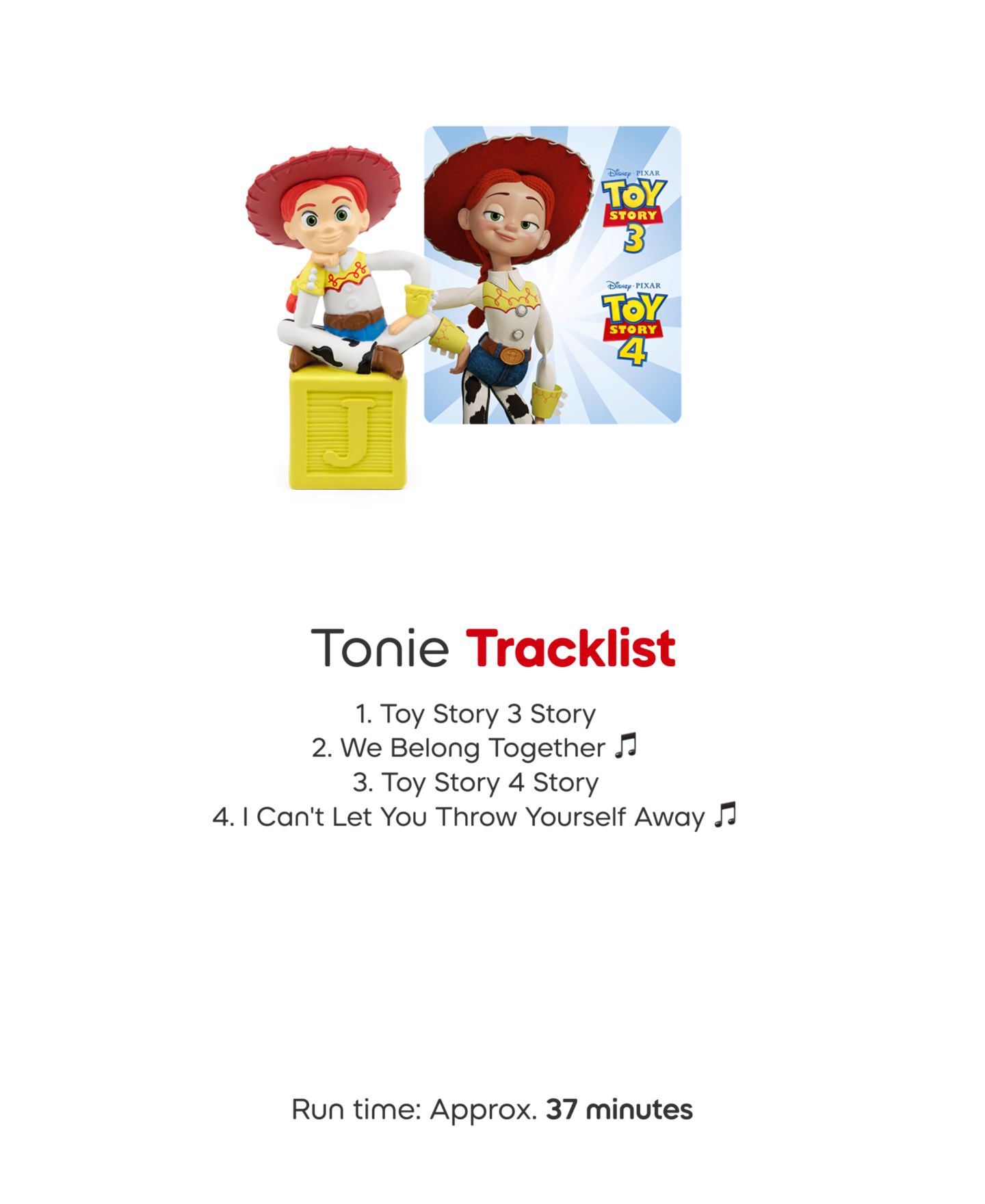 Детские фигурки Tonies Disney Pixar Toy Story Musical 4-Piece Audio Figurine Set, Ages 4+ — фото 9