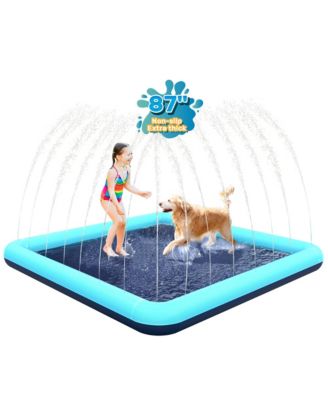 Dog Splash Pad Sprinkler Pool Outdoor Non-slip