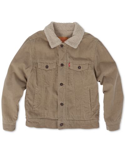 Levi's® Boys' Lined Denim Trucker Jacket