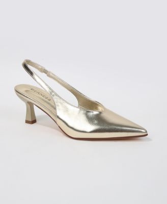 Women's Circe Pointed Toe Slingback Kitten Heels