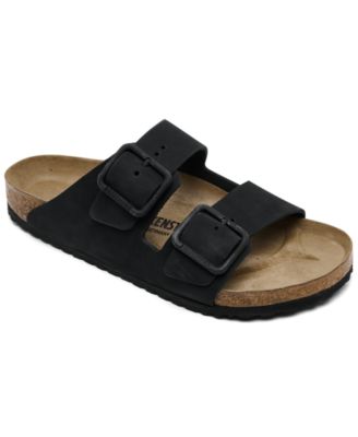 Men's Arizona Wire Buckle Nubuck Leather Sandals from Finish Line