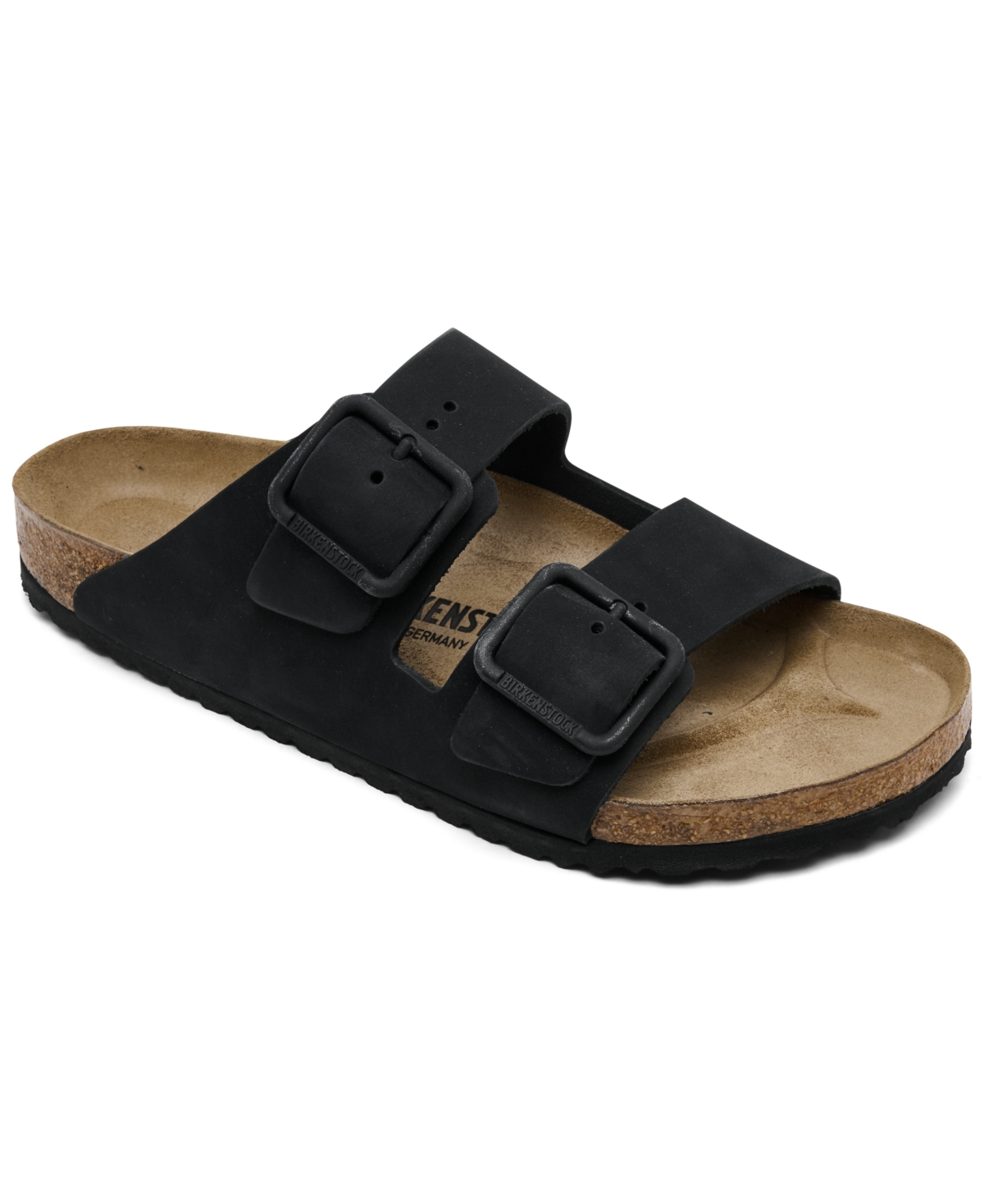 Birkenstock Men's Arizona Wire Buckle Nubuck Leather Sandals from Finish Line