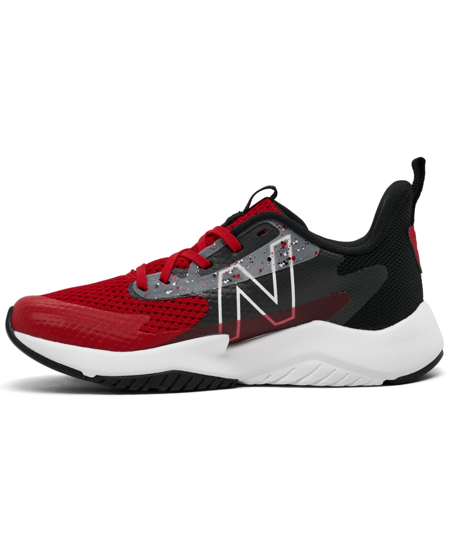 Детские кроссовки New Balance Rave Run V2, цвет: Красный / Чёрный — фото 3