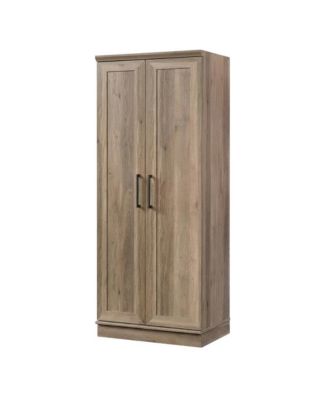 Salt Oak Storage Cabinet With Rectangle Shape And Spacious Design