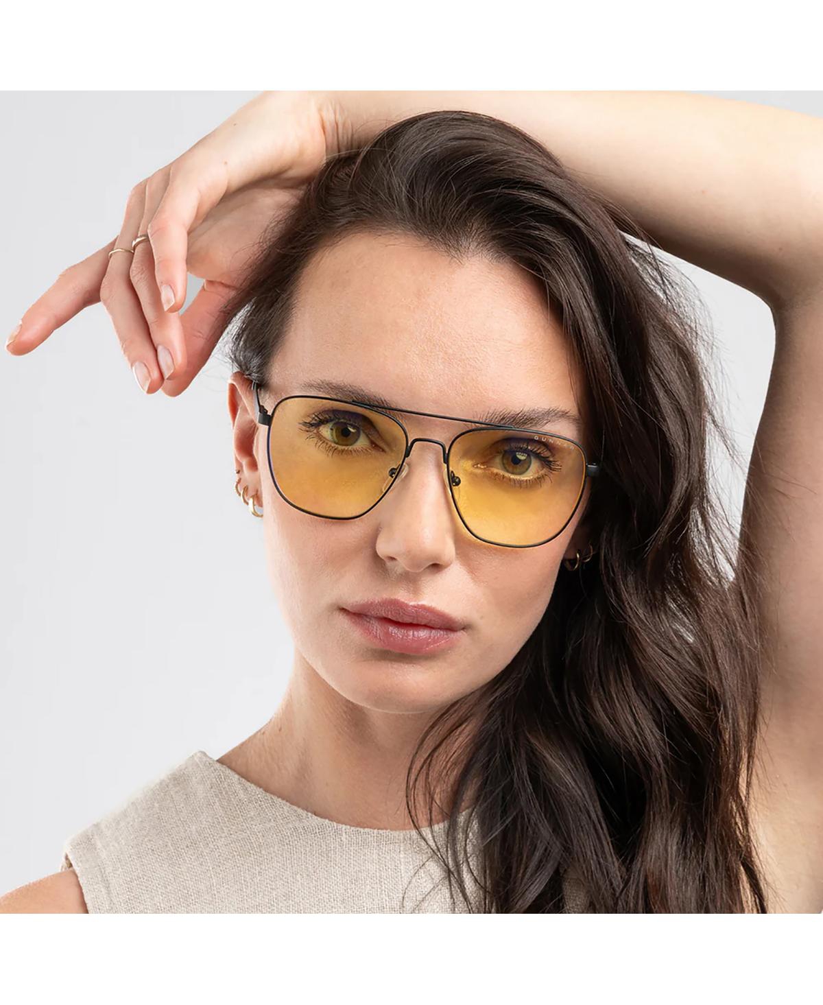 Gunnar Optiks Mustang Onyx Frame Amber Tint Computer Glasses