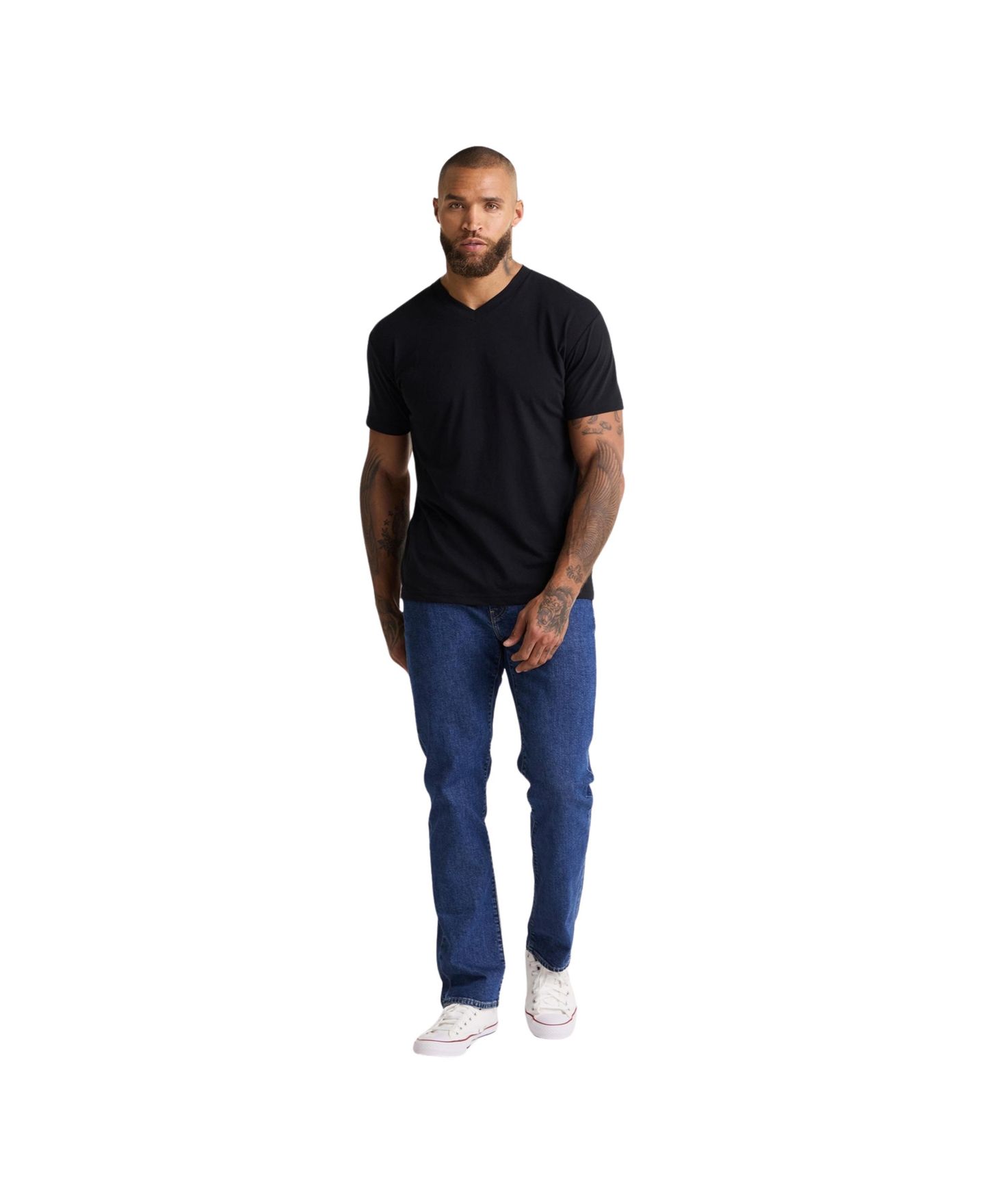 Мужские футболки EPIC FITS V-Neck, 6-Pack, цвет: Чёрный — фото 6