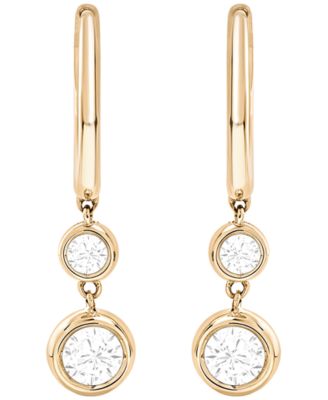 Lab-Grown Diamond Drop Earrings (1/2 ct. t.w.) in 14k Yellow Gold