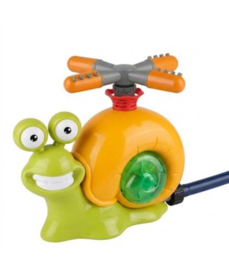 2-in-1 Snail Water Sprinkler Baseball Toy with Rotating Spray for Kids