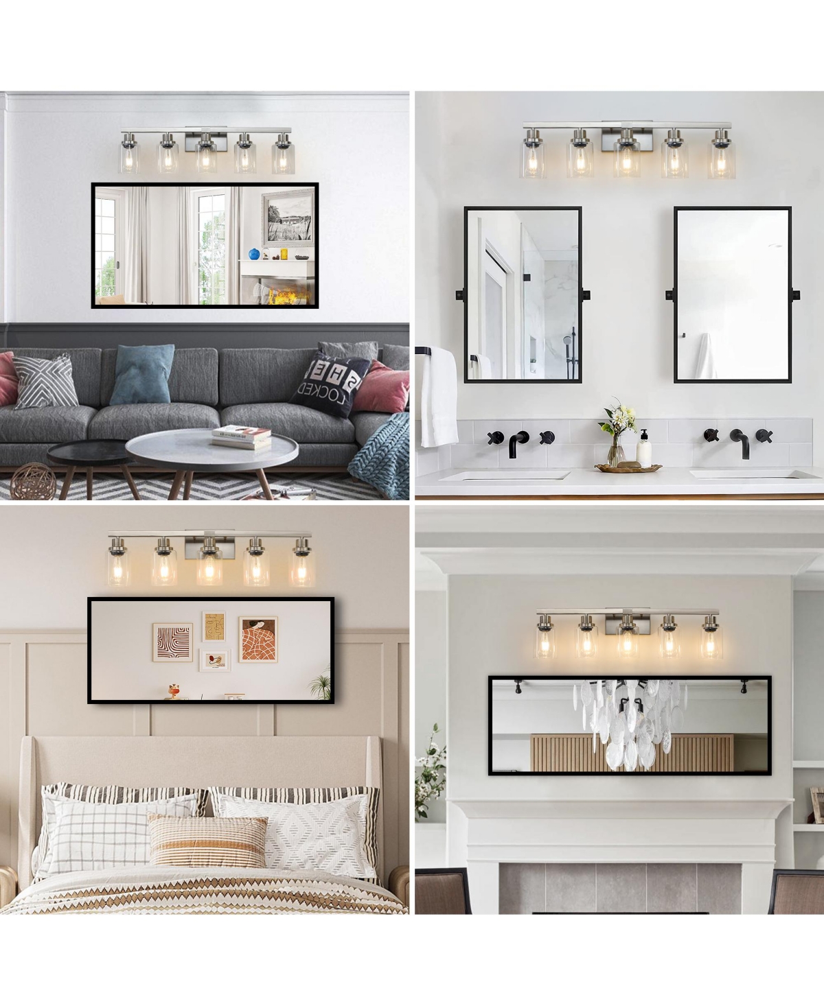 Midola 31" Modern 5-Light Bathroom Vanity Light Fixture