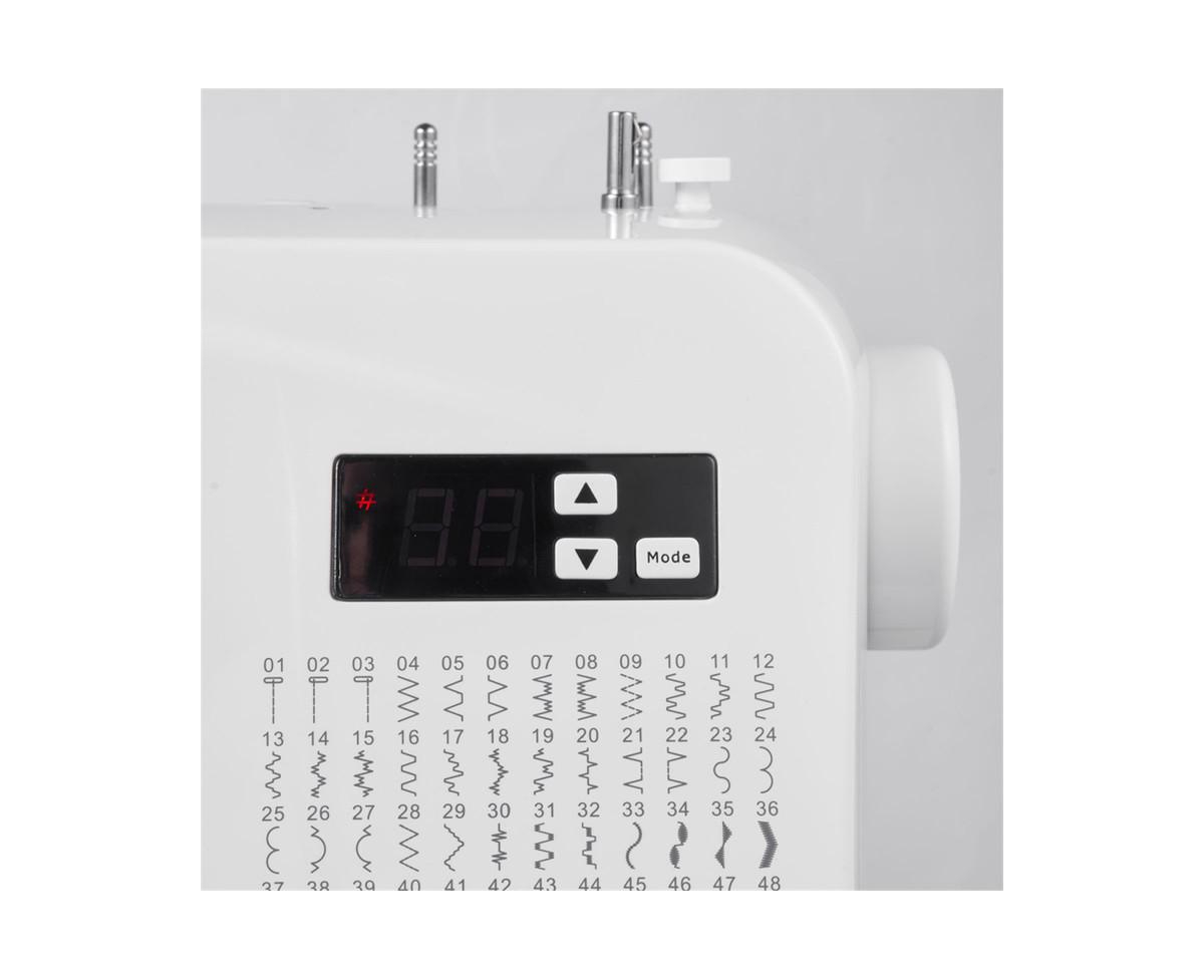 Yobtop Computerized Sewing Machine, 60 Stitch Applications, Digital Display, Automatic Needle Threader, Metal Frame, Free Arm Mode, Led Screen