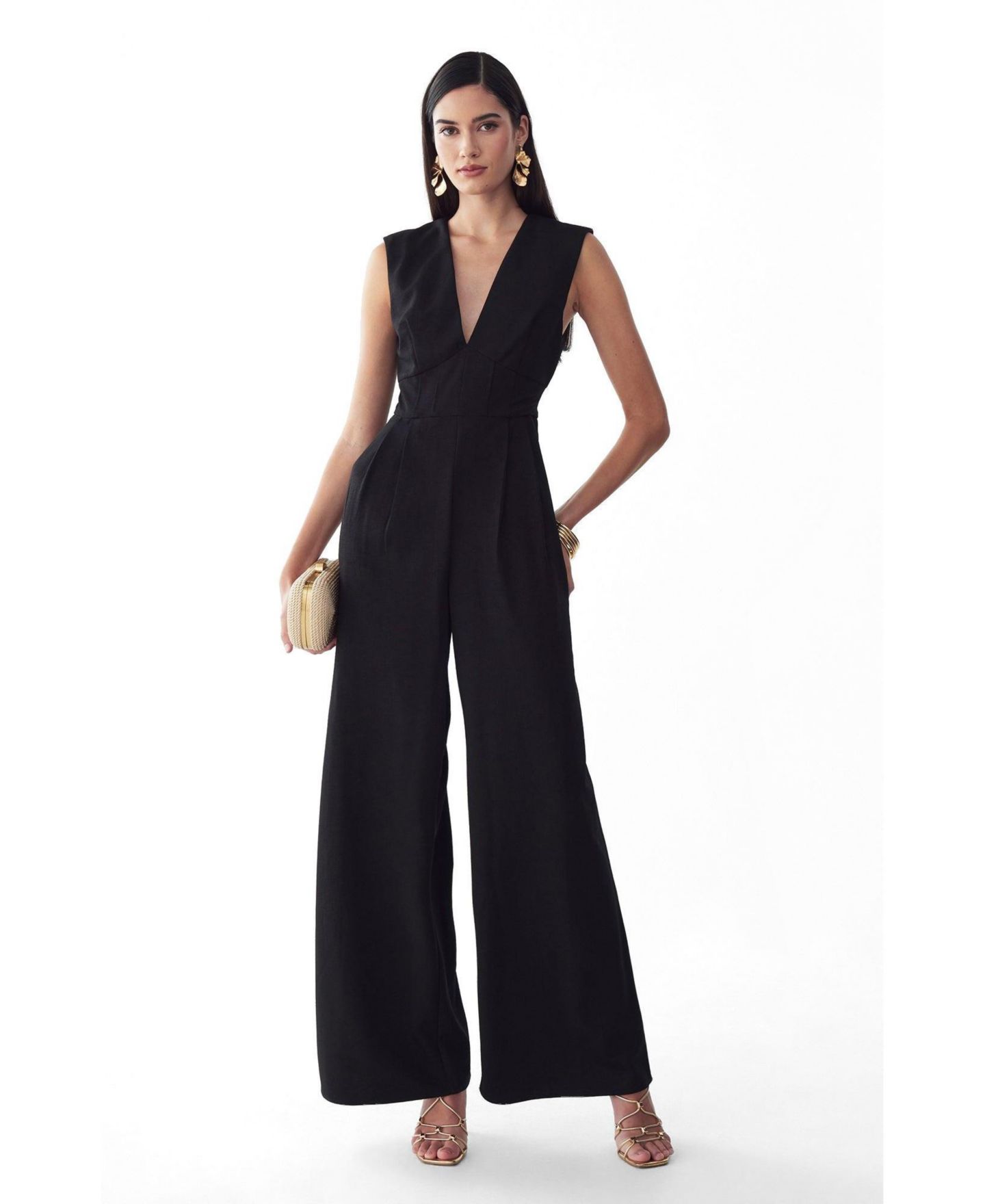 Женский комбинезон ST MRLO Aurora Jumpsuit, цвет: Чёрный — фото 3