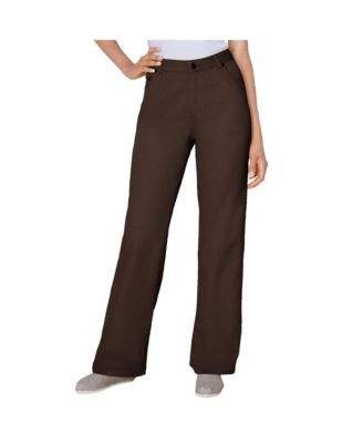 Petite Perfect Relaxed All-Cotton Denim Five-Pocket Jeans