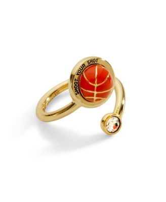 Shoot Your Shot Basketball Open Fidget Ring