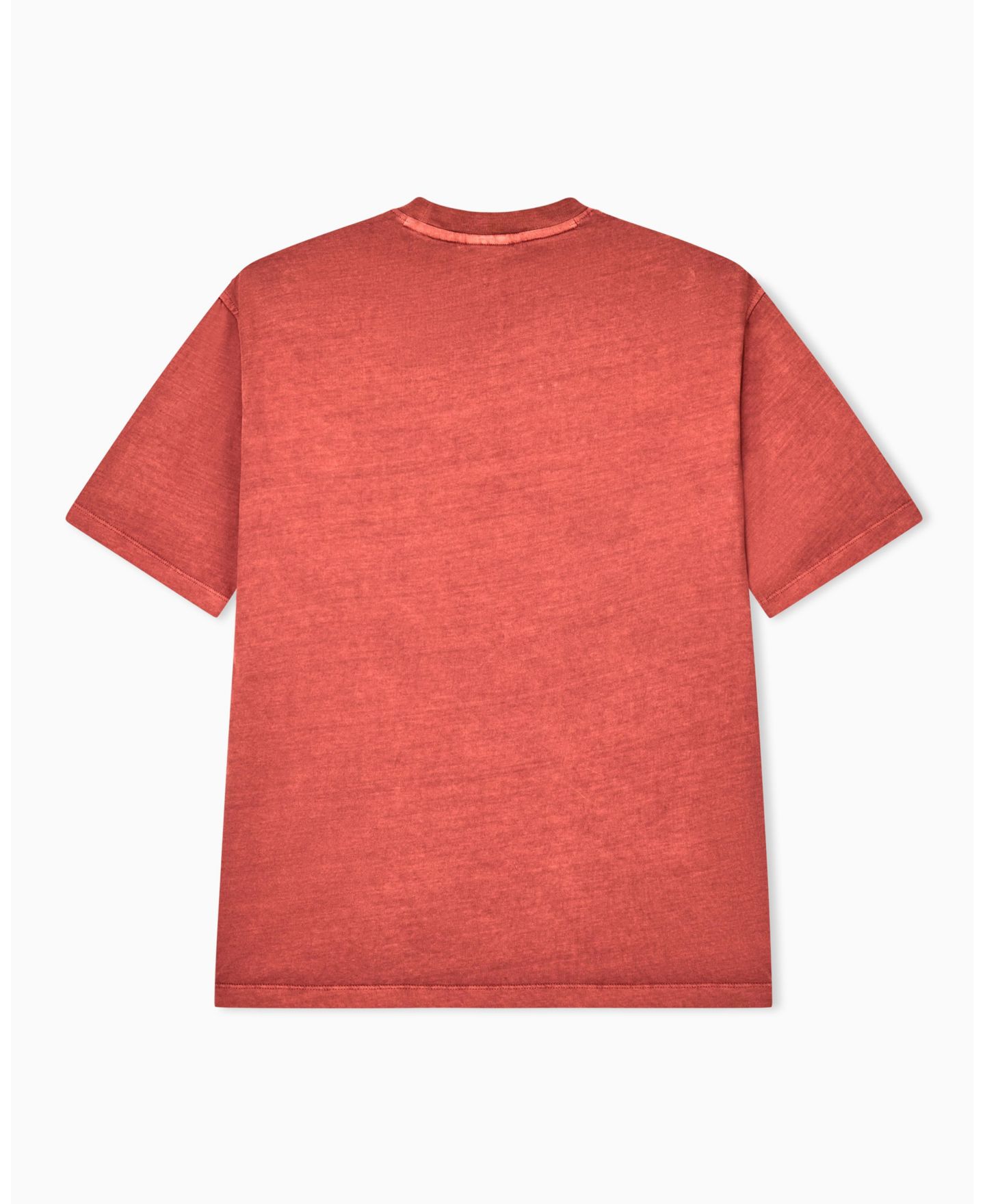 Мужская футболка A|X Armani Exchange Garment Dyed Vintage Wording, цвет: Bossa Nova — фото 3