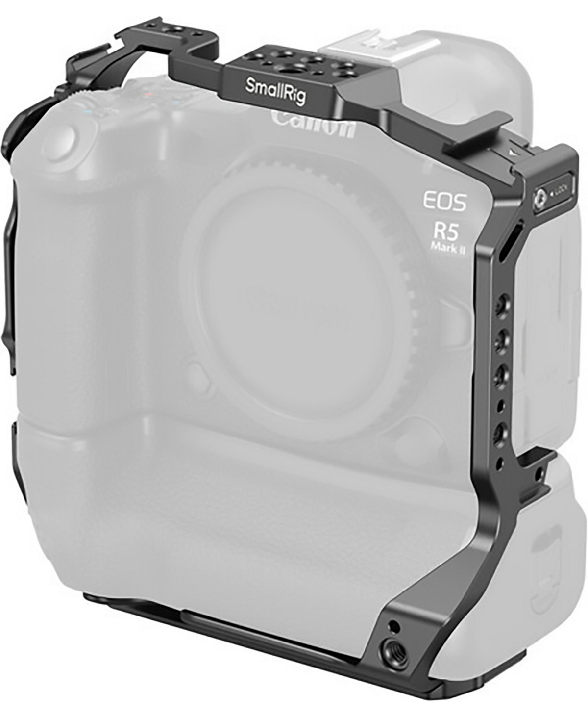 SmallRig Full Camera Cage for Canon Eos R5 Mark Ii, Requires Bg-R20 Battery Grip - Black