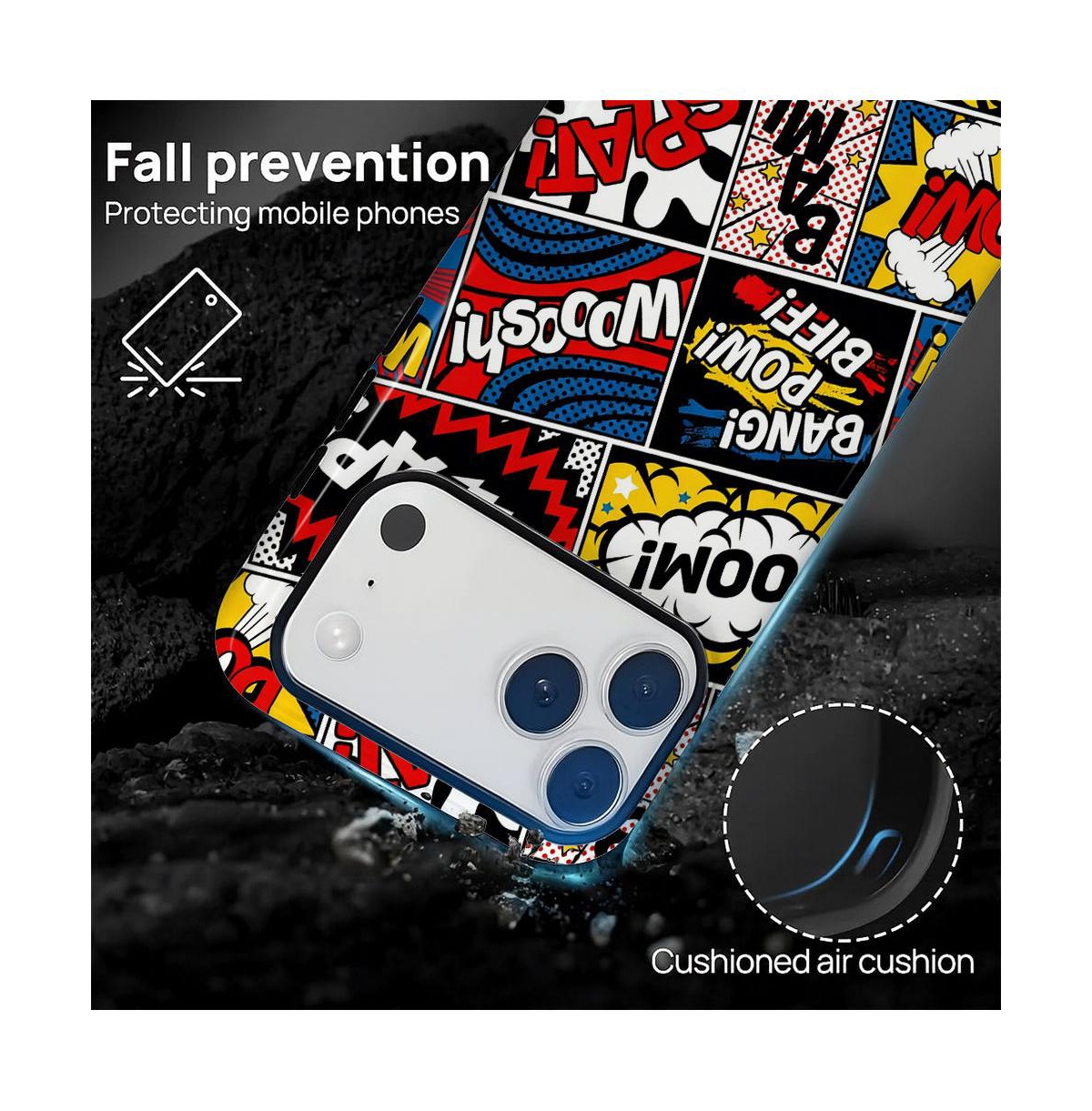 Lamicall Military Grade Dual Layer iPhone Case