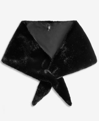 Women's Faux-Fur Triangle Scarf
