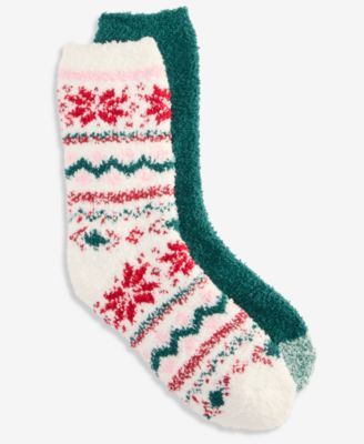 Women's 2-Pk. Fuzzy Butter Socks