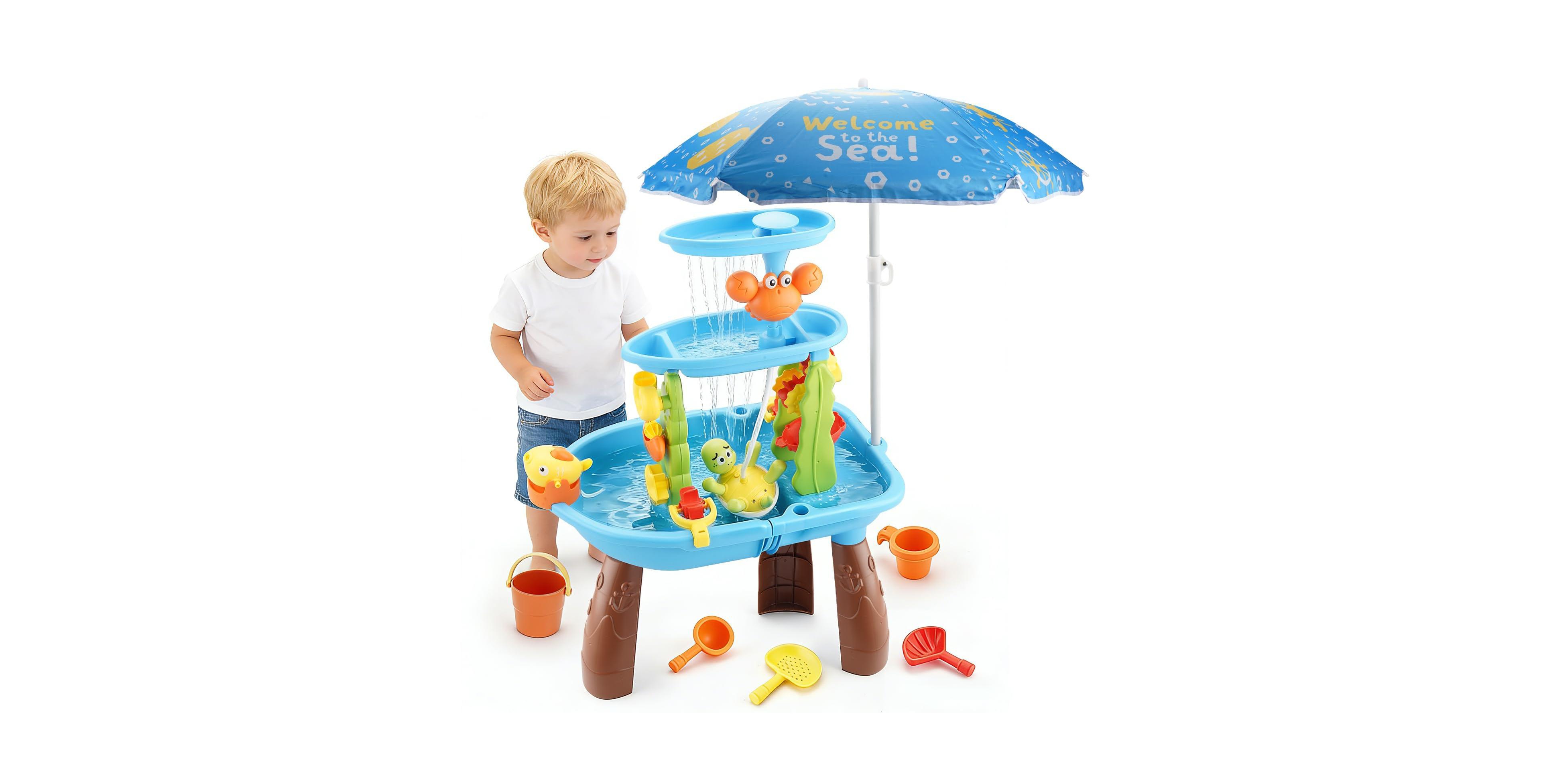 Gnuadz Water Table Sand Table Fishing Game Beach Sensory Play