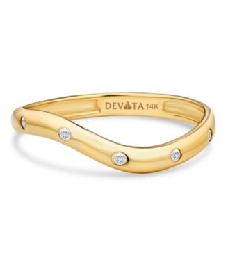 Wave Ring in 14K Gold