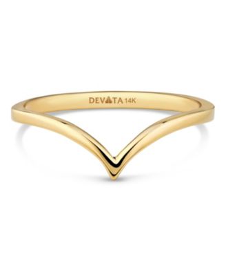 Chevron Ring in 14K Gold